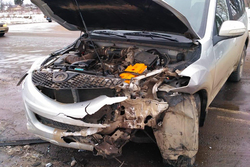 В Мичуринском районе «Лада» столкнулась с иномаркой: пострадал водитель