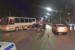 Два человека пострадали в ДТП с автобусом в Тамбове