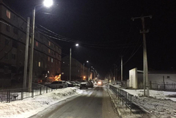 В микрорайоне Северный установили более ста новых фонарей