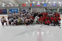 Моршанск посетили заслуженные хоккеисты