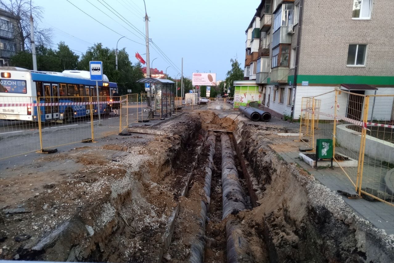 Участок, к ремонту которого приступили