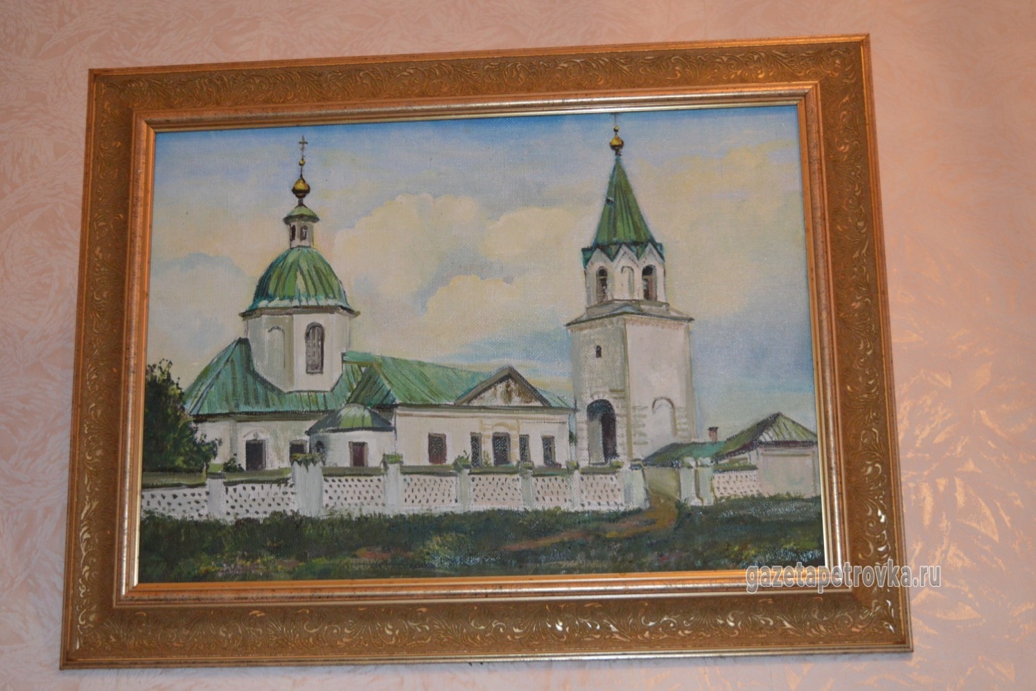 Некоторые виды села Знаменка позапрошлого столетия удалось воспроизвести лишь на картинах. Так выглядела церковь