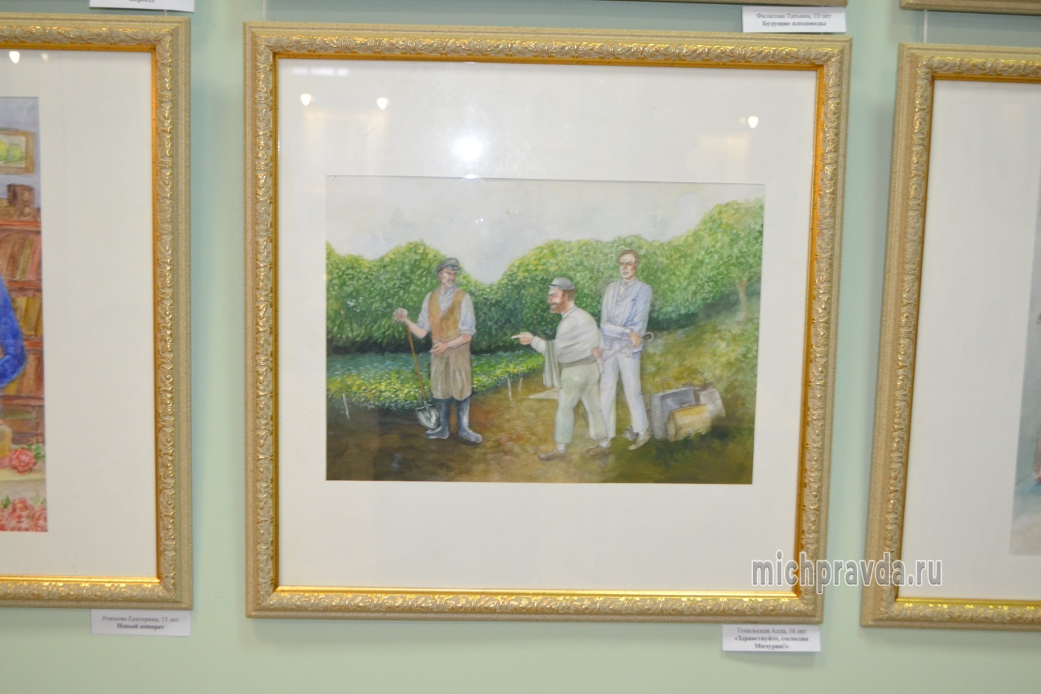 Работа шестнадцатилетней Аллы Топильской «Здравствуйте, господин Мичурин!»