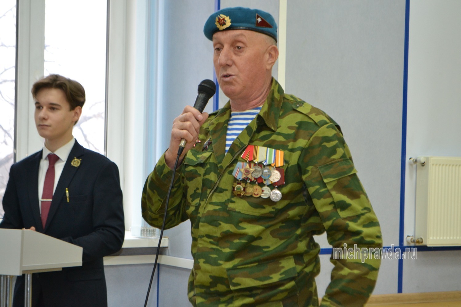 Андрей Карпинский обращается к призывникам 