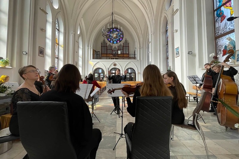 Тамбовские музыканты сыграли «Прелюдию к апрелю» в католическом костёле