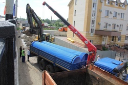 В Тамбове завершили реконструкцию канализационного коллектора на Фабричной