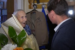 Фронтовика, Почётного гражданина Тамбова Илью Вокина поздравили с 96-летием