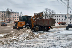 В Тамбове в первые дни 2020 года с улиц города вывезено более 1300 кубометров снега