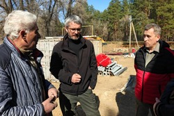 Тамбовчане заканчивают возведение детского отделения больницы в Новоайдаре