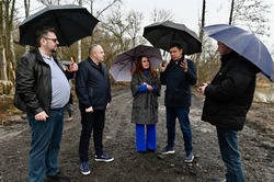 Евгений Первышов проинспектировал реконструкцию плотины под Тамбовом
