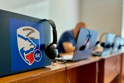 Тамбовчане открыли первый класс дистанционного обучения в ПВР Курска 