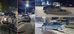 В Мичуринске при столкновении автобуса и иномарки пострадали три человека