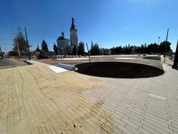 В Рассказове реконструкция центральной площади проходит по графику
