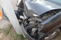Женщина на иномарке влетела в столб в Кирсановском районе