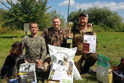 Тамбовчане привезли «бронзу» со Всероссийских соревнований собак охотничьих пород