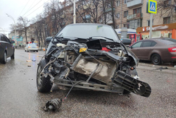 Месячный ребёнок пострадал в ДТП в центре Тамбова