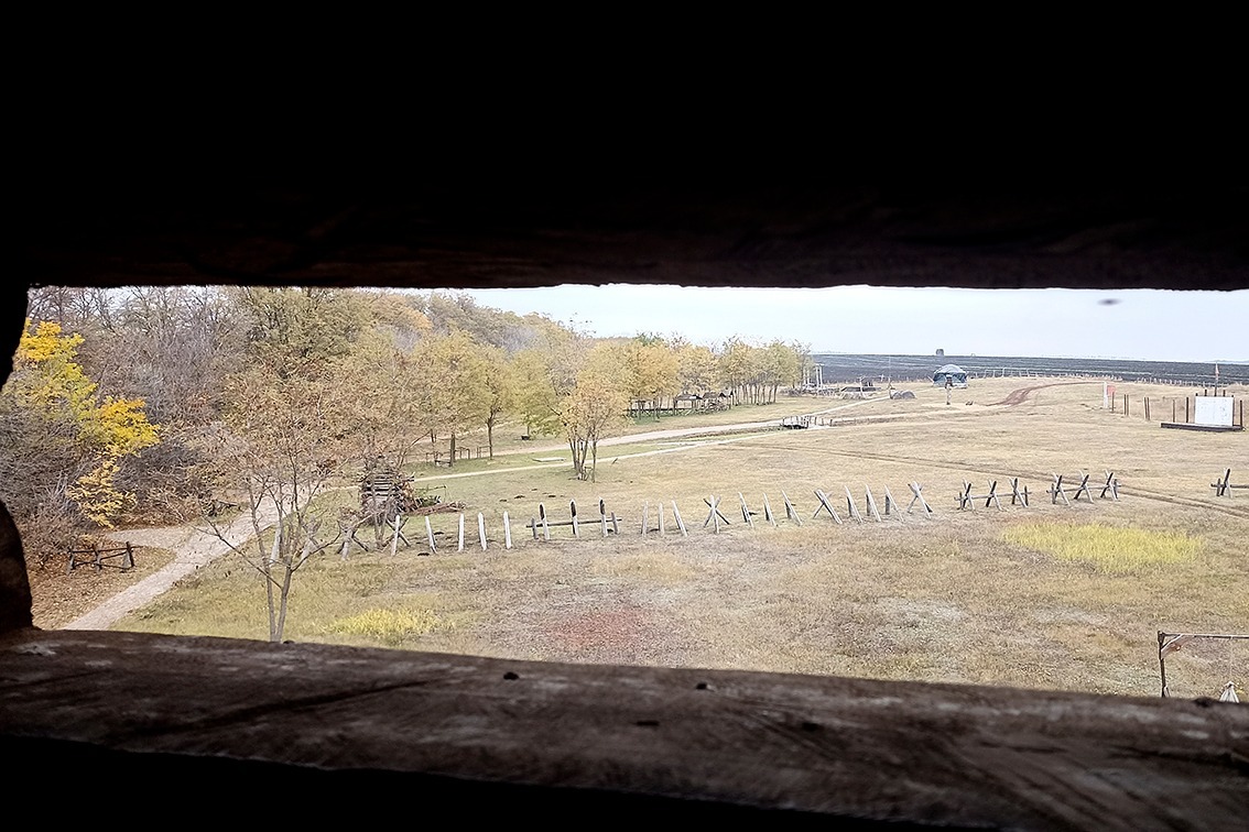 Вид из бойницы