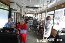 В тамбовских автобусах выявили 15 нарушителей масочного режима