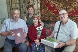 Жердевская труженица тыла отметила 95-летие