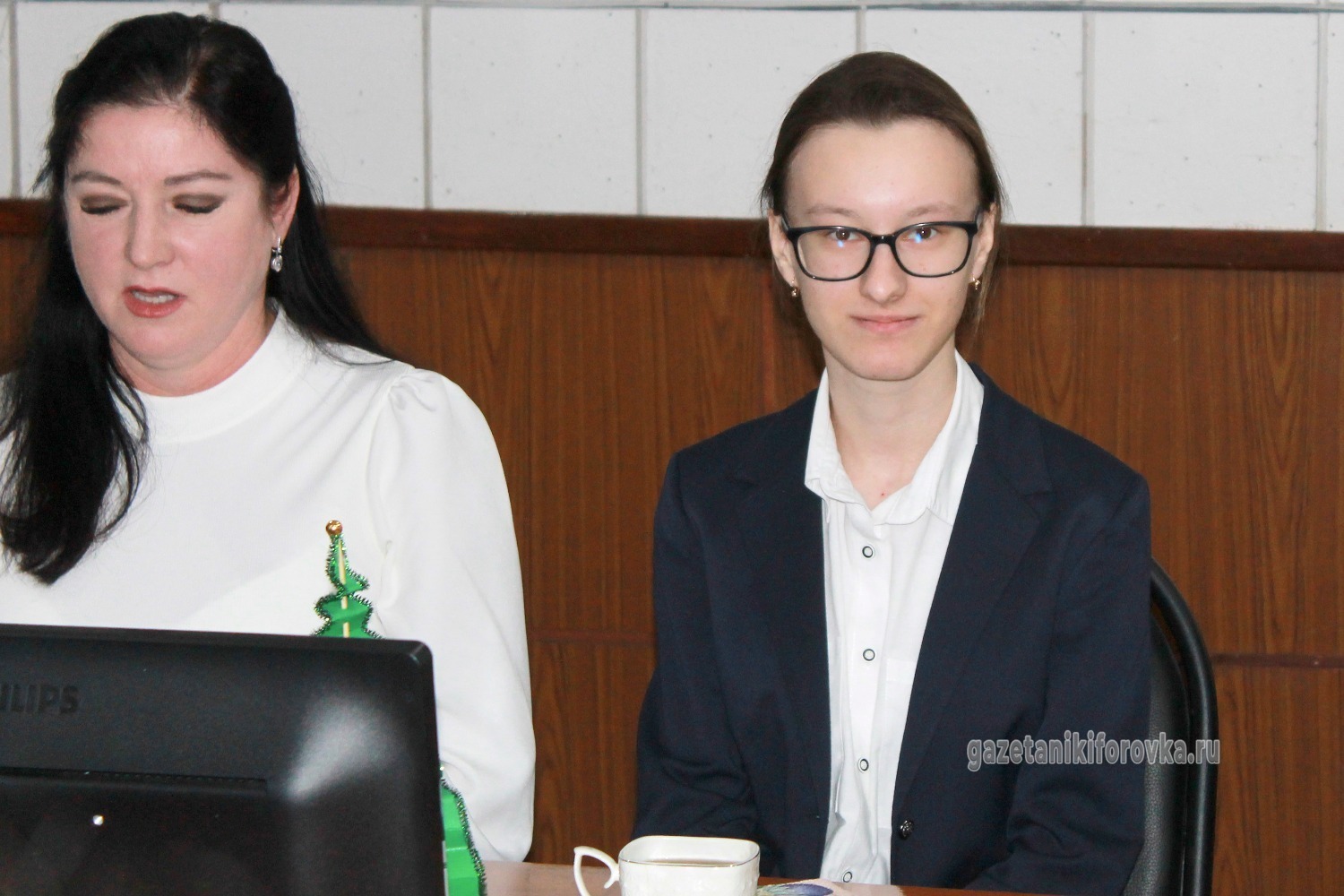 Виталия Бочарова и её наставница