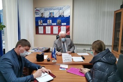 Председатель Тамбовской областной Думы провёл приём граждан