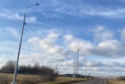 В Токаревском округе завершают строительство линии искусственного освещения 