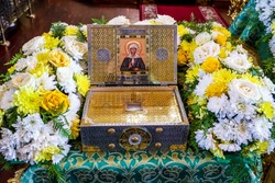 Тамбовчане проводили ковчег с частицей мощей блаженной Матроны Московской