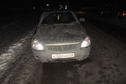 В Сосновском районе молодой водитель сбил пешехода