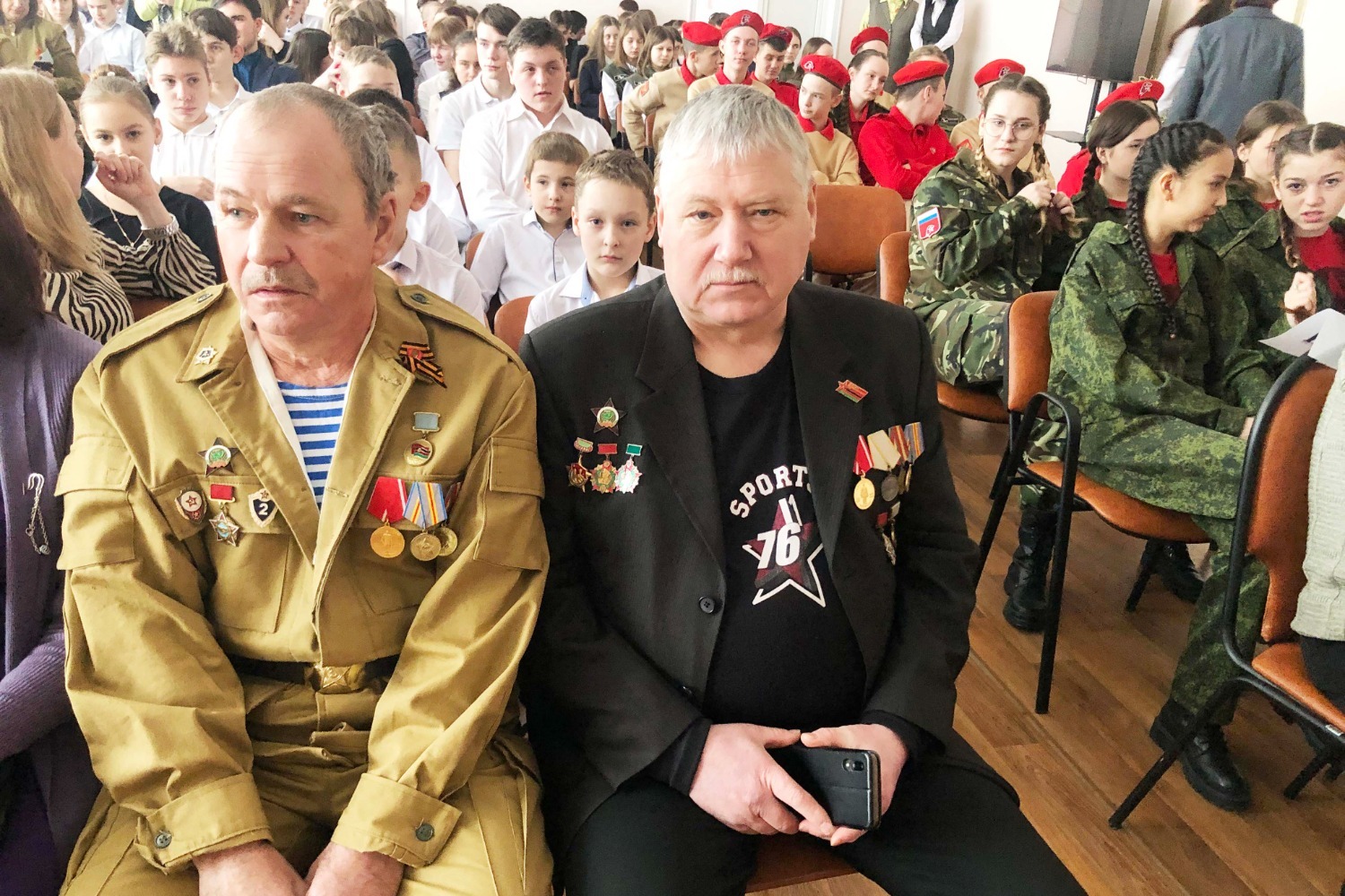 Ветераны-интернационалисты Анатолий Дмитриев и Виктор Попов
