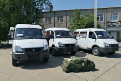 Военные части получили три санитарных автомобиля благодаря фонду «Развитие Тамбовщины»
