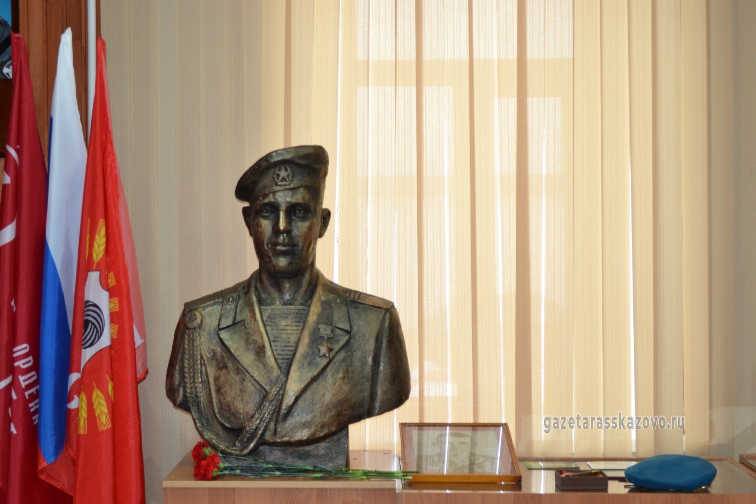 В школьном музее военно-исторической славы имени Александра Комягина 