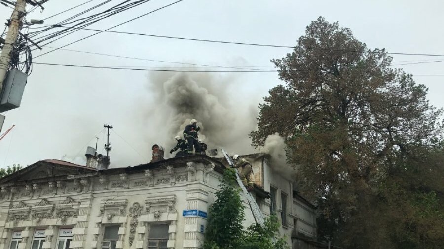 Что горит в тамбове сегодня. Пожар в лермонтове сегодня.