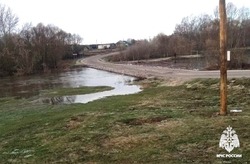 В Ржаксинском округе низководный мост оказался в зоне затопления