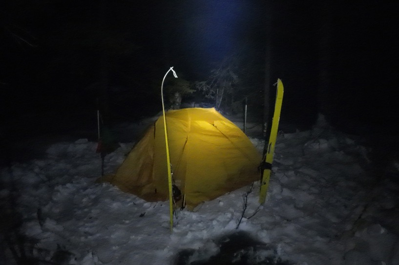 Ночёвка в палатке