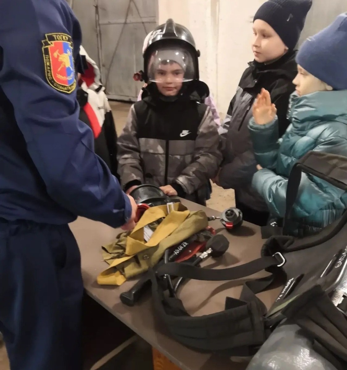 Экскурсия в пожарно-спасательную часть