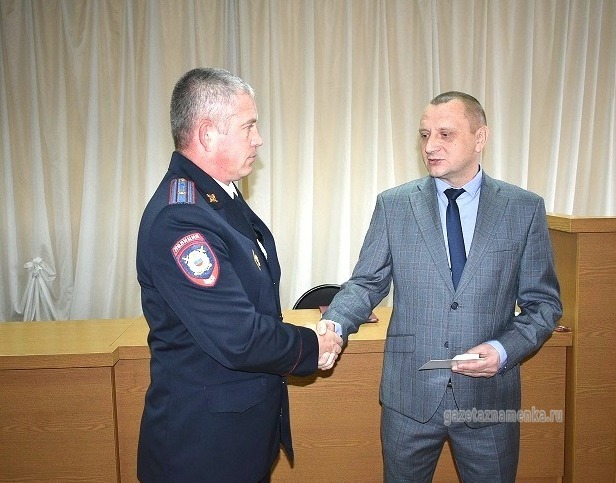Медалью МВД России «За отличие в службе» первой степени награждается Андрей Галдобин