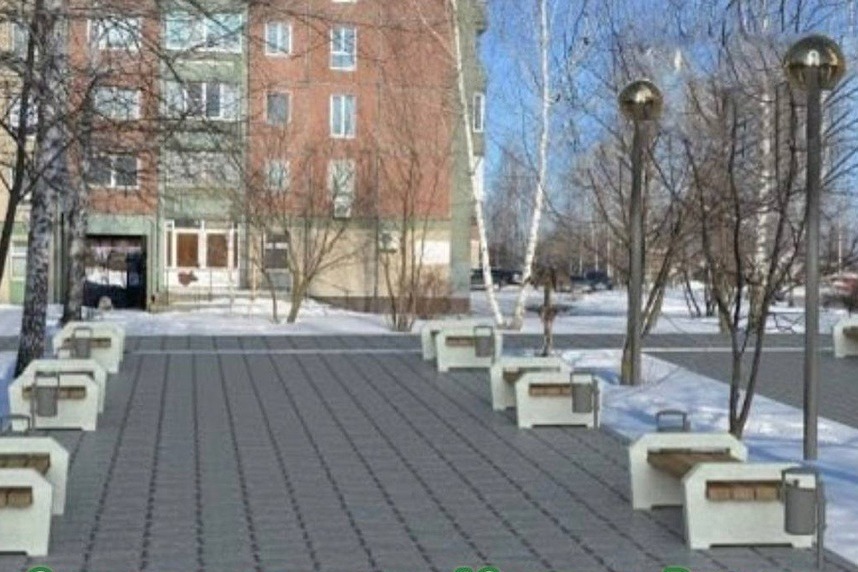 Зелёная зона по улице 60 лет Рассказово