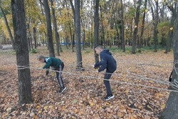 Тамбовские школьники соревновались в технике пешего туризма