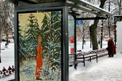 В Тамбове автобусные остановки украсят репродукциями картин