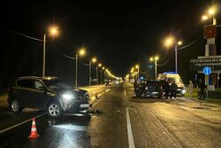 В Первомайском районе столкнулись внедорожник "Тойота" и "Нива Шевроле"