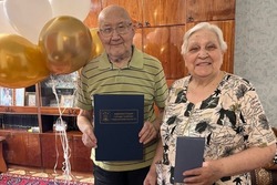 Семья тамбовчан отметила 65 лет совместной жизни