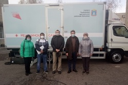 Тамбовская ЦРБ получила передвижной маммографический комплекс