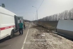 Под Жердевкой «Приора» столкнулась с фурой