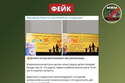 Власти Воронежа опровергли фейк о призывах рано рожать