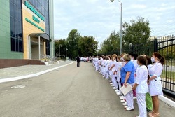 В Перинатальном центре провели тренировку по эвакуации персонала в случае пожара