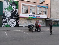 В Тамбове рисуют мурал в честь конструктора мотоциклов  «ИЖ»