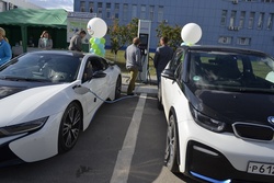 Шаг в экологичное будущее: в Тамбове открылась станция зарядки электромобилей