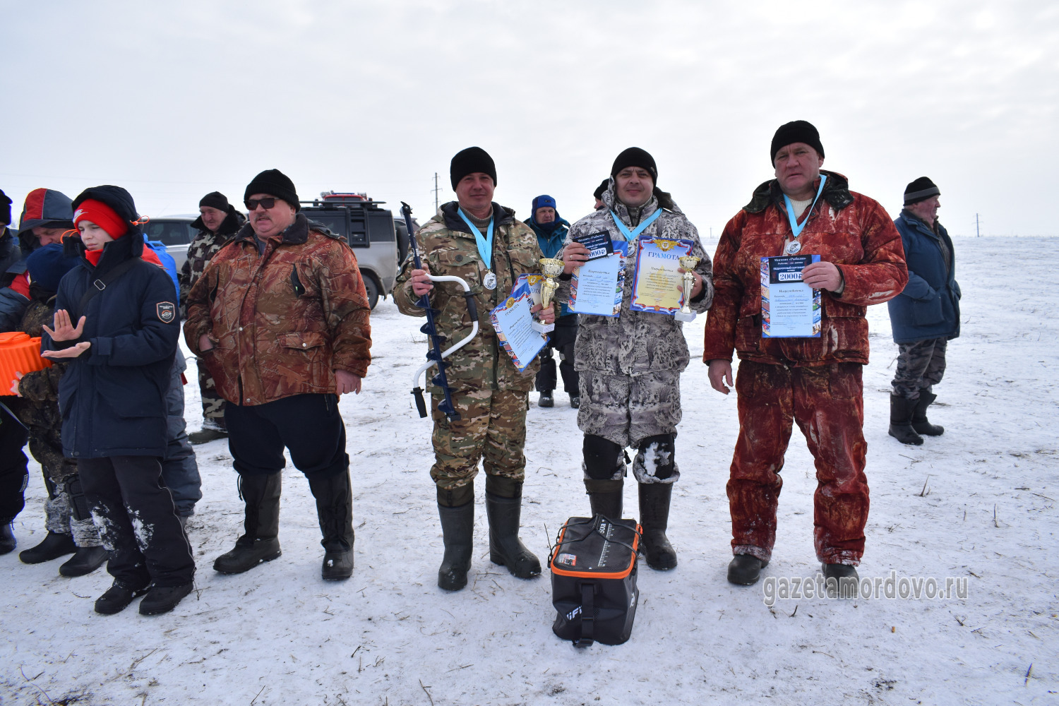 Команда мордовских пожарных «ПЧ-22», занявшая второе место 