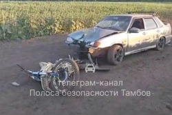 В Пичаевском округе в ночной аварии пострадали два подростка