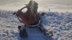 В Петровском округе погиб 70-летний водитель снегохода